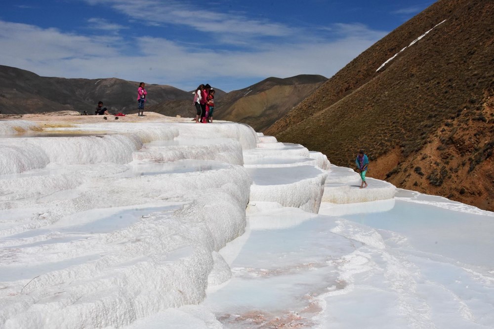 Van�ın Pamukkalesi Başkale Travertenleri NTV