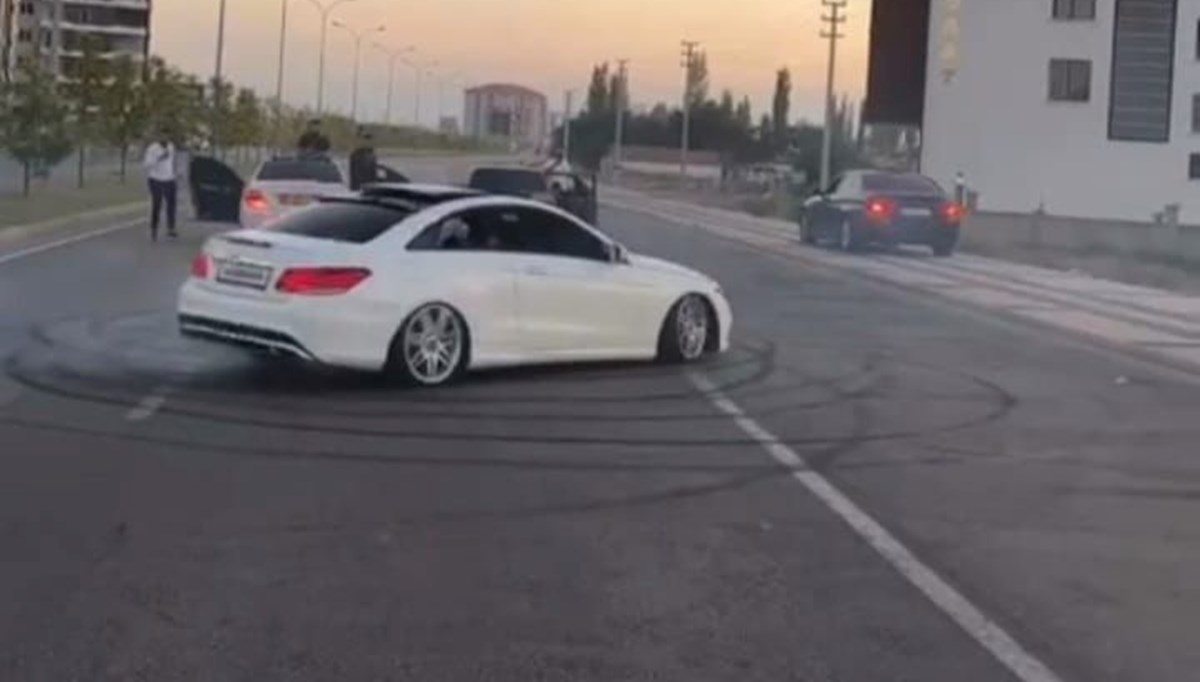 Düğün konvoyunda drifte 20 bin lira ceza Düğün konvoyunda drifte 20 bin lira ceza