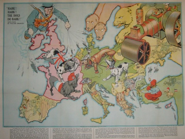 Birinci Dunya Savasi Nin Propaganda Haritalari Ntv