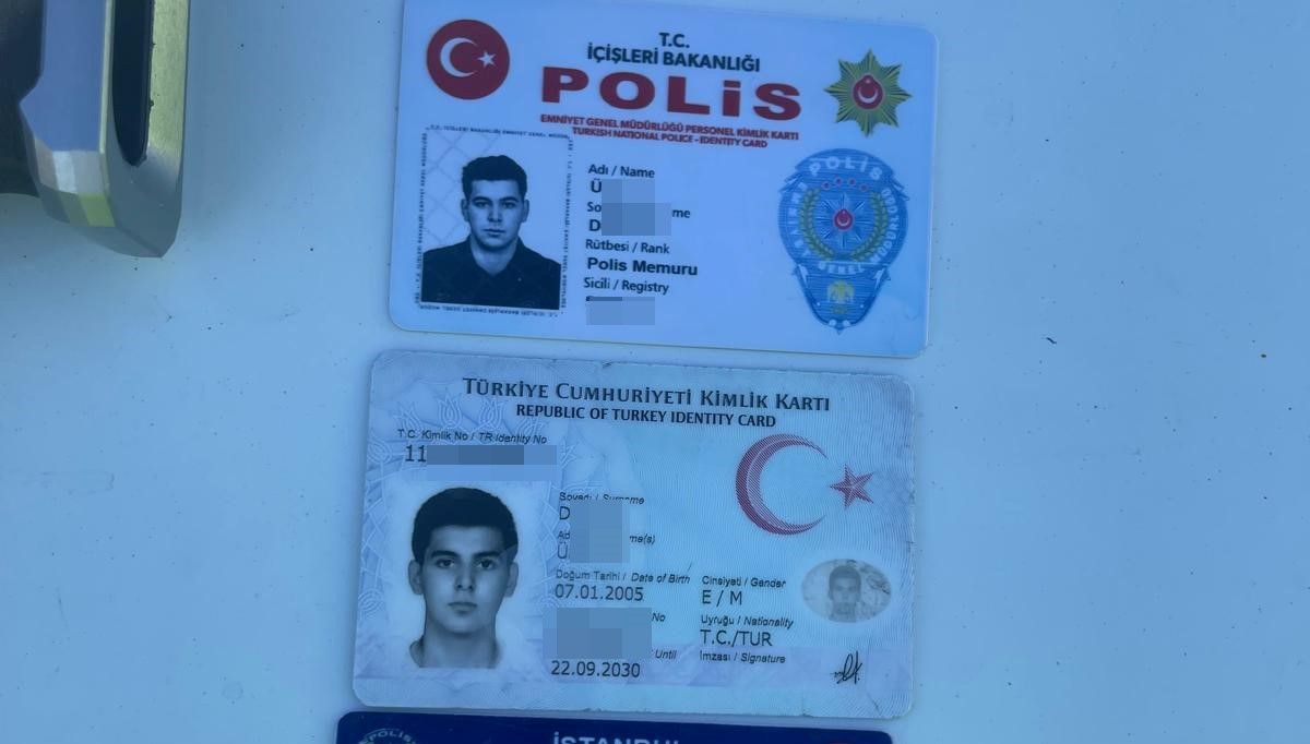 Uygulamada sahte MİT kimliği kullanan sürücü yakalandı Uygulamada sahte MİT kimliği kullanan sürücü yakalandı
