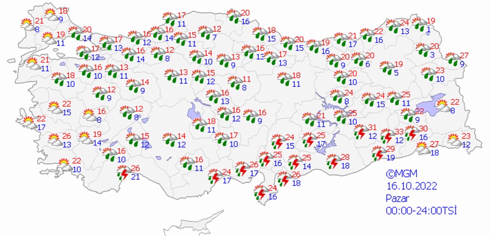 Bu hafta (12-16 Ekim) hava durumu nasıl olacak? Yağışlı hava geri dönüyor (Meteoroloji'den 5 günlük hava durumu raporu) - 8