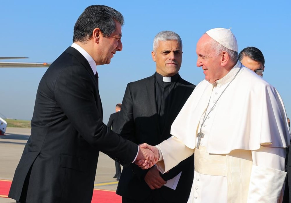 Tarihi ziyarette üçüncü gün: Papa Kürt lider ile görüştü - 6