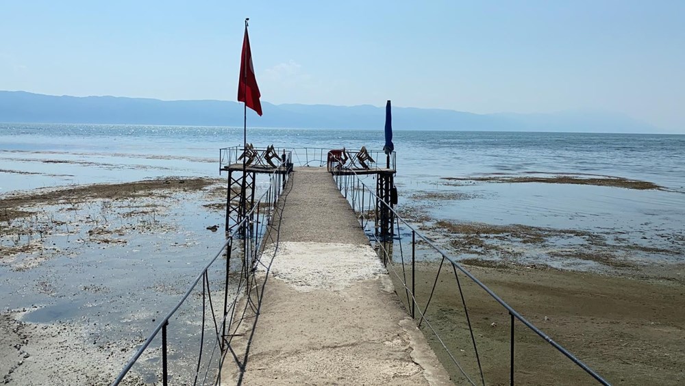 İznik Gölü'nde tedirgin eden çekilme - 9
