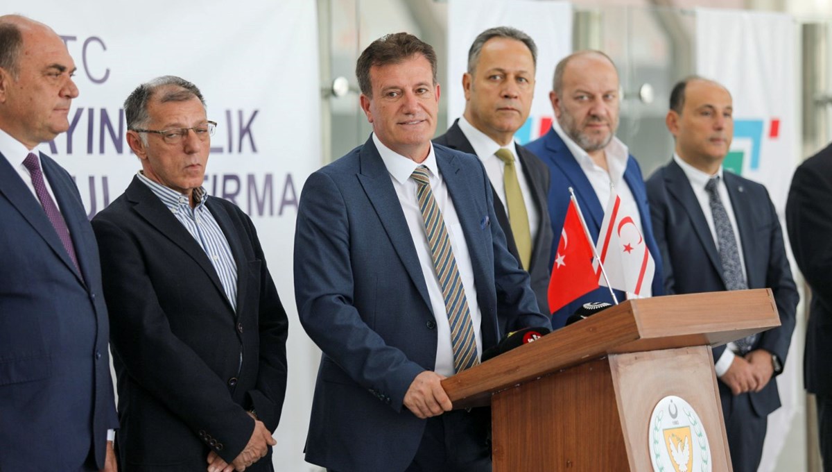 KKTC Ercan Havalimanı'nın inşası devam eden yeni terminal binası tanıtıldı
