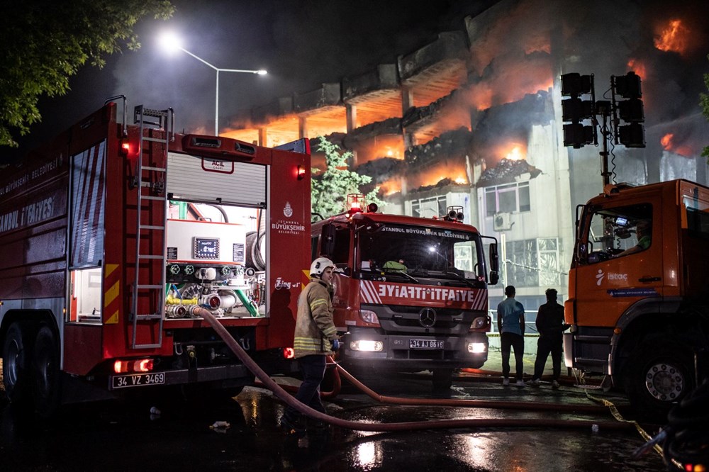 Başakşehir İkitelli Organize Sanayi Bölgesi'nde yangın - 11