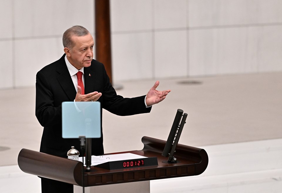 Meclis’te yeni yasama yılı başladı | Cumhurbaşkanı Erdoğan’dan “yeni anayasa” mesajı - 3