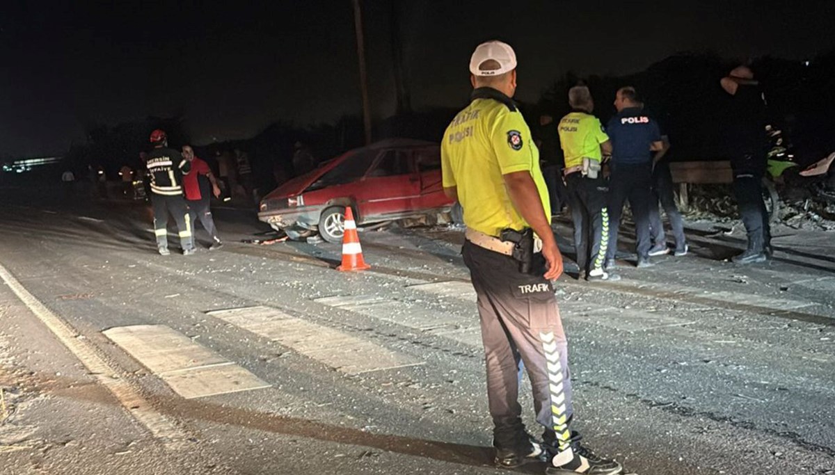Tarsus'ta feci kaza: 1 ölü, 4 yaralı