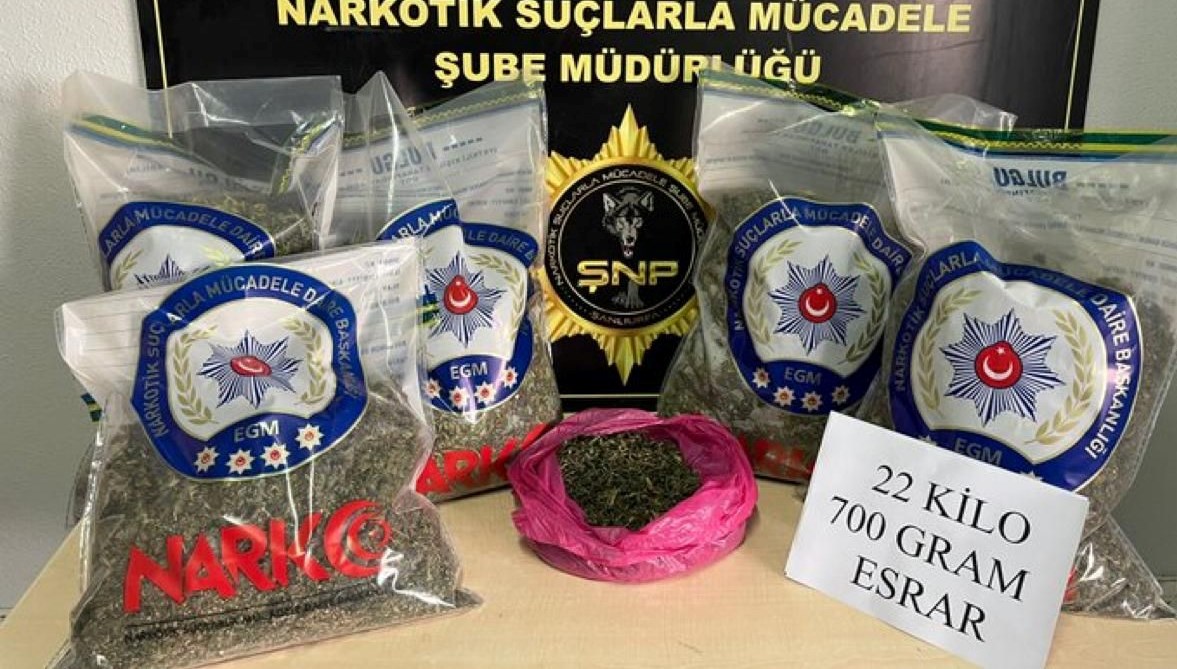 Şanlıurfa'da uyuşturucu operasyonu