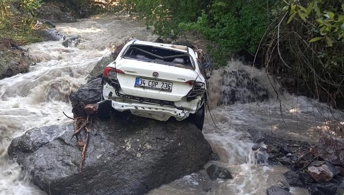 Artvin'deki heyelan köy yolunu kapadı