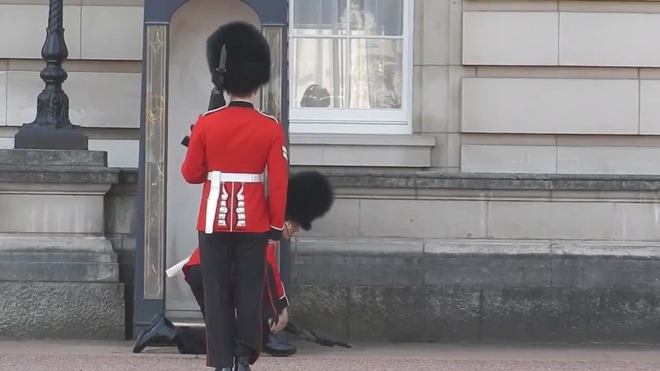 Buckingham Sarayı'nda nöbet kazası - 2