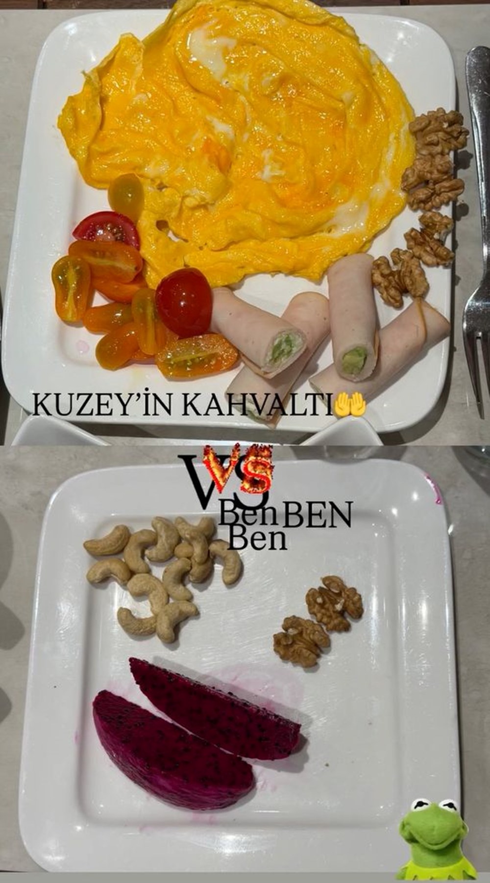 Çağla Şıkel'in kahvaltı tabağı yine gündemde: Güne böyle başladı - 6