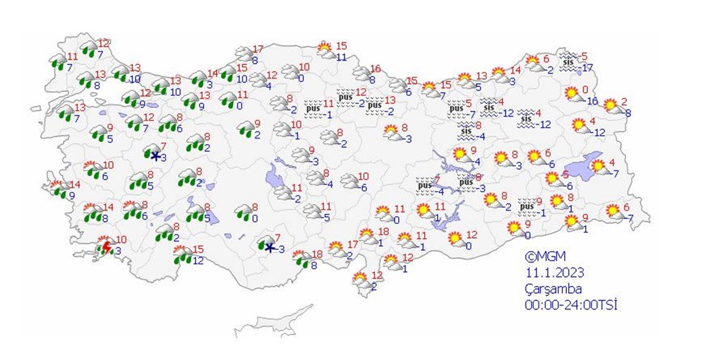 Ege ve Marmara için fırtına uyarısı (Bugün hava durumu nasıl olacak) - 10