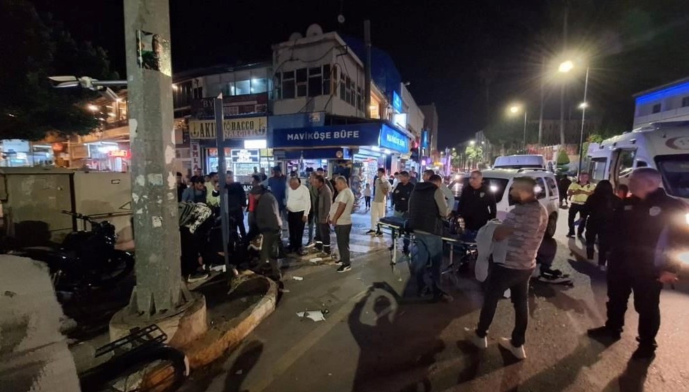 Mersin'de trafik kazası: İki yaralı