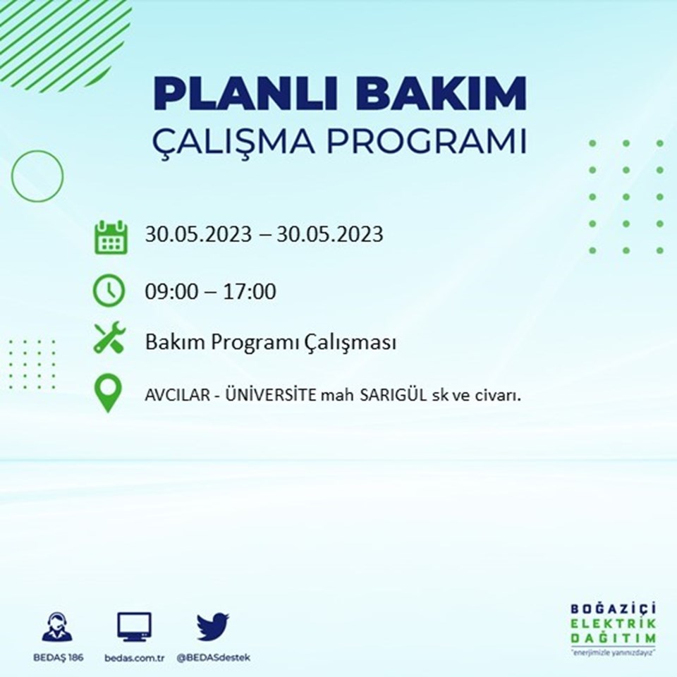 İstanbul'un 5 ilçesinde elektrik kesintisi: Elektrikler ne zaman gelecek? (BEDAŞ duyurdu) - 1