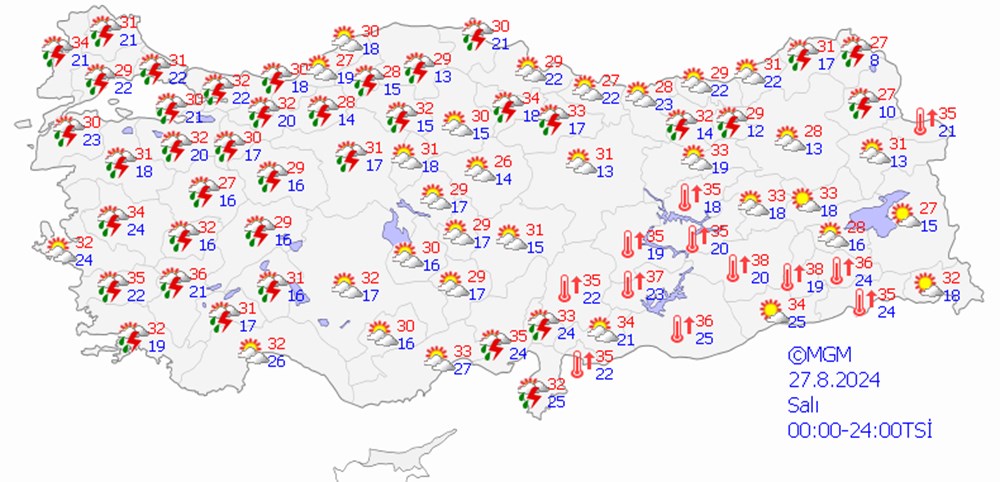 Meteoroloji İstanbul için saat verdi: Kuvvetli yaz sağanakları devam edecek - 9