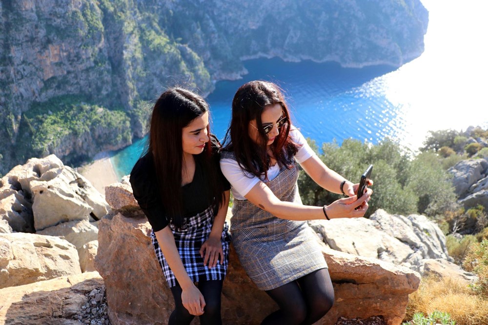 Kelebekler Vadisi'nde tehlikeli anlar! Bir kare fotoğraf için ölümü göze alıyorlar - 14