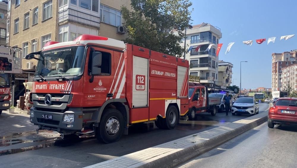 Maltepe'de yangın paniği