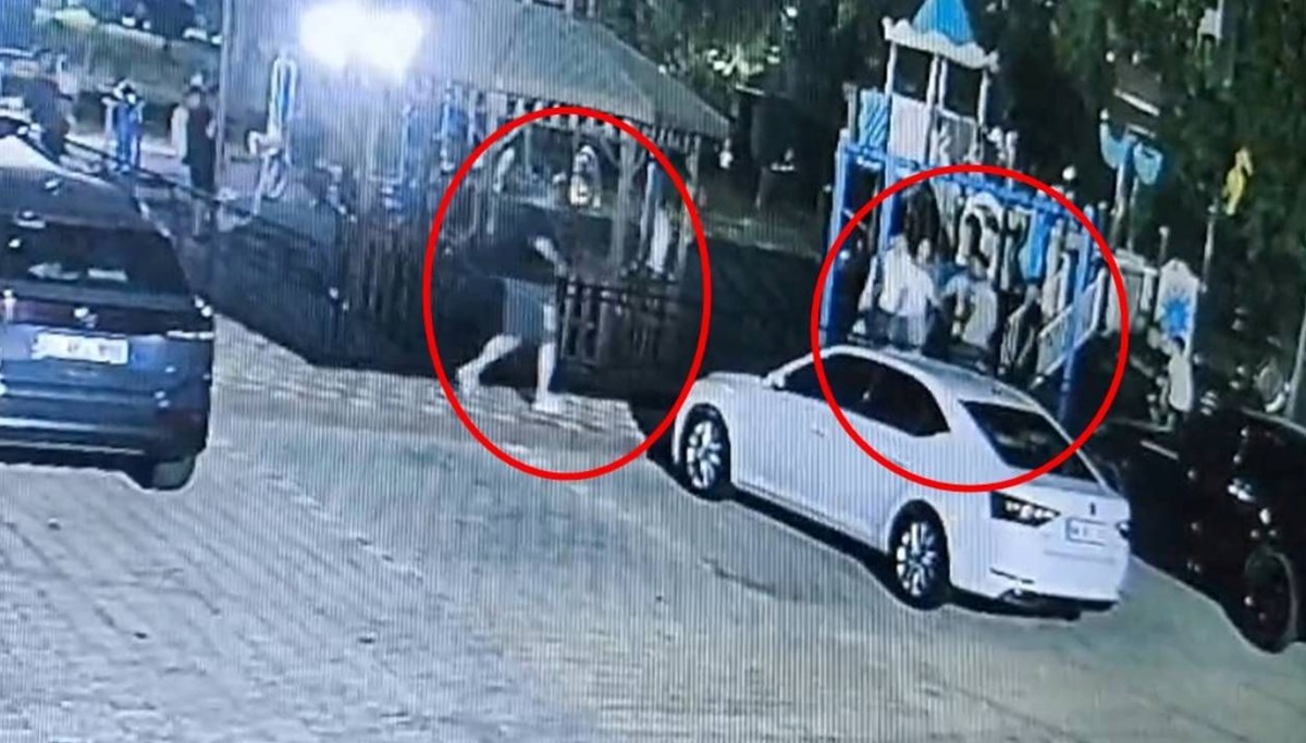 Çocuk ve annesine dehşeti yaşattı