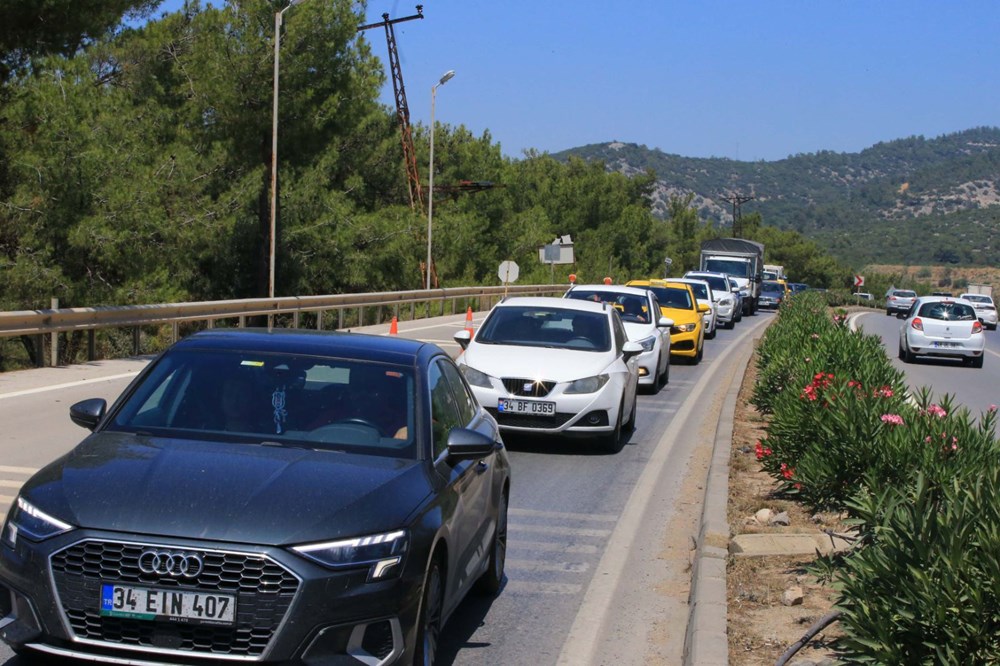 Bodrum'da bayram yoğunluğu: Son 48 saatte 35 bin araç giriş yaptı - 5