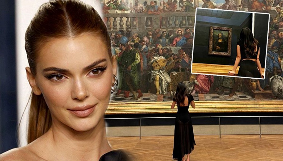 Kendall Jenner dünyaca ünlü müzeyi yalın ayak gezdi!
