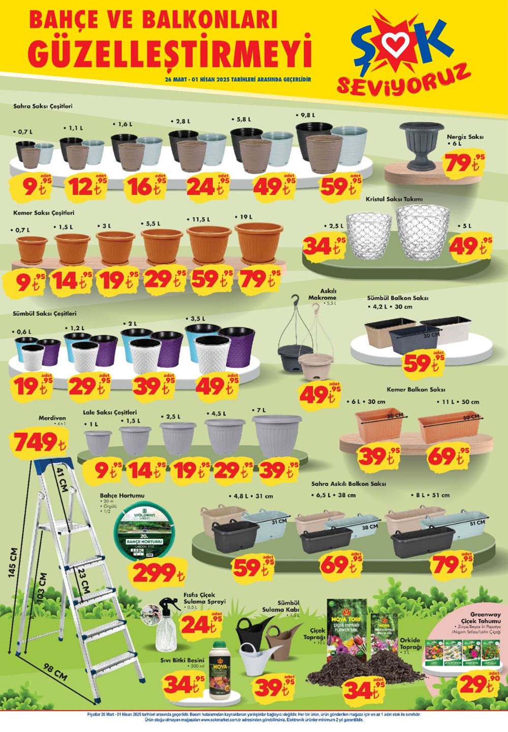 ŞOK'ta Bahar Esintisi: Piknik Hazırlıkları, Ev Yenilikleri ve Bebek İhtiyaçları 26 Mart'ta! 77