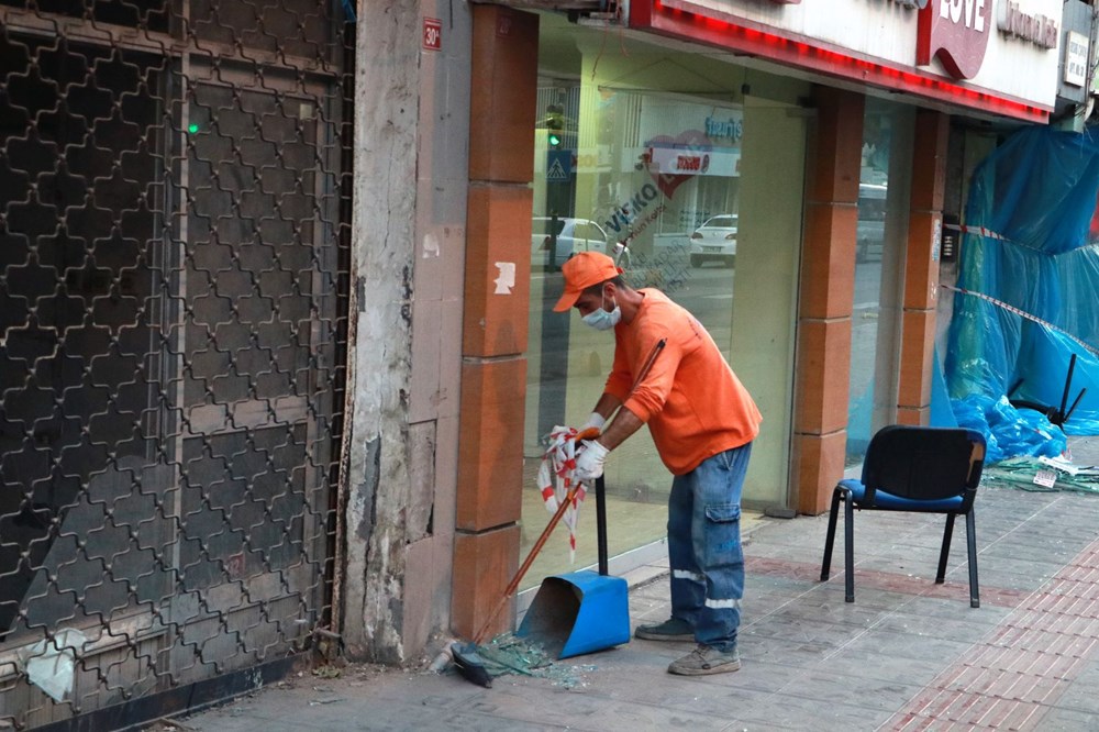 İskenderun'da patlamanın yaşandığı caddede teröre ‘Türk bayraklı’ tepki - 10