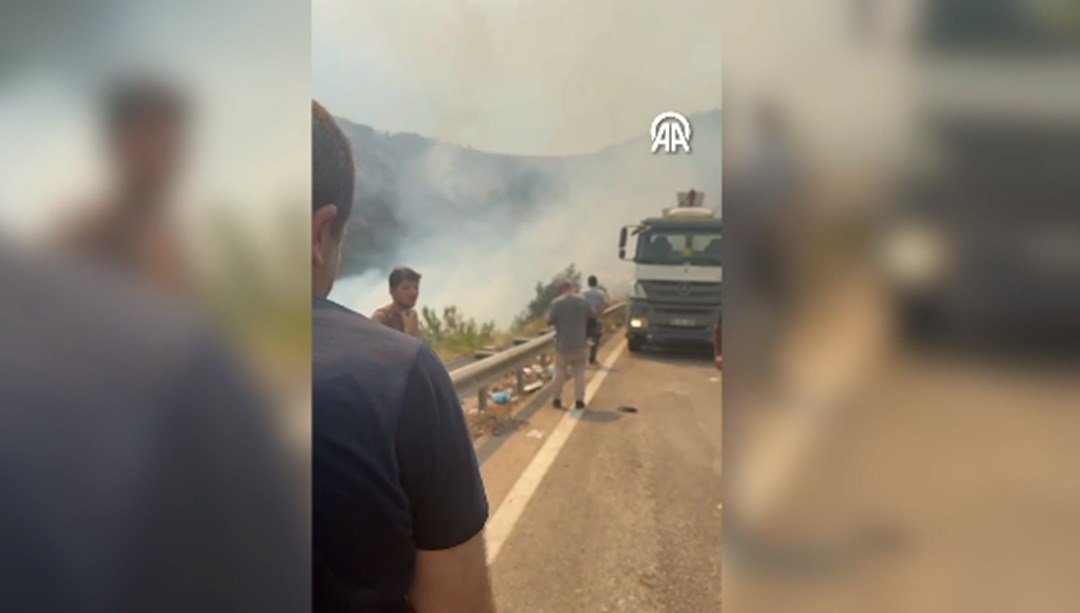 Yangına su taşırken hayatlarını kaybettiler... Görüntüleri ortaya çıktı