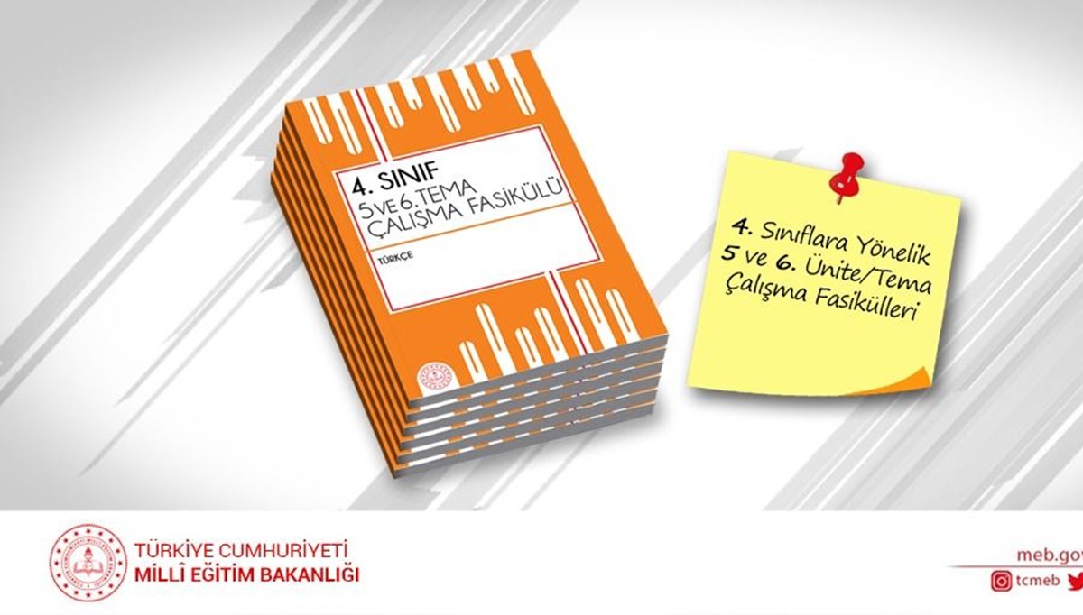 MEB'den 4'üncü sınıf öğrencileri için yeni kaynak desteği