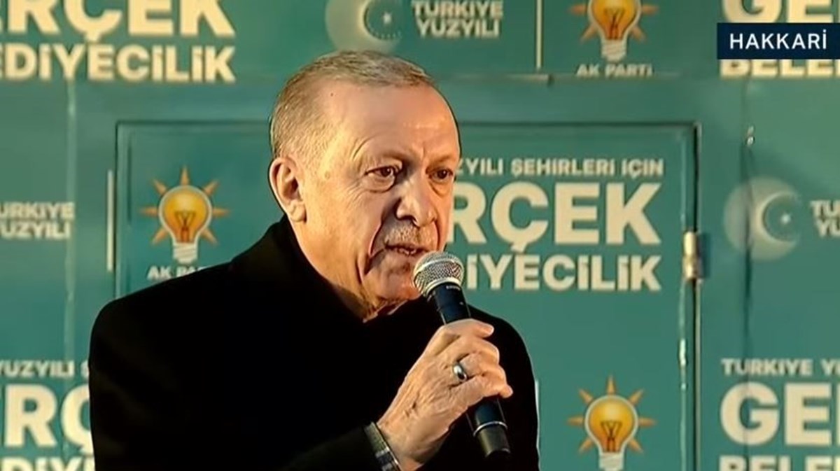 Cumhurbaşkanı Erdoğan Hakkari