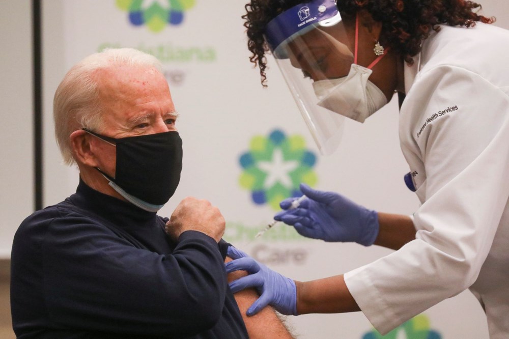 Biden, elected president of the US, received the Covid-19 - 6 vaccine