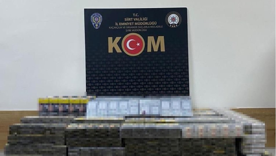 Siirt'te 2 bin 70 adet kaçak sigara ele geçirildi: 5 gözaltı