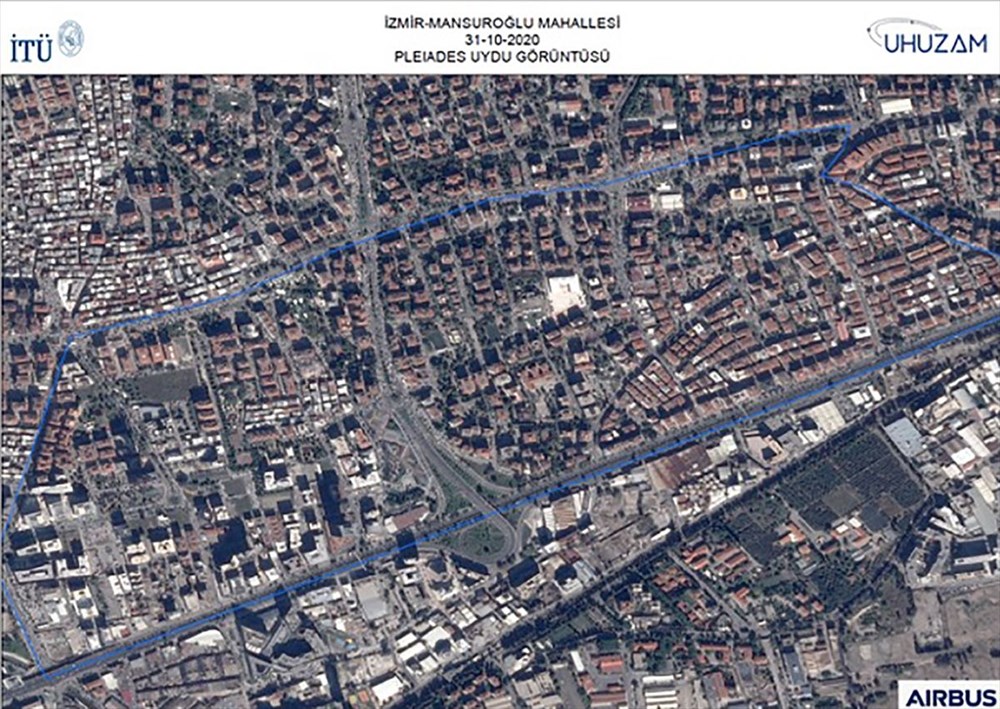 İzmir'deki yıkım uzaydan görüntülendi - 23