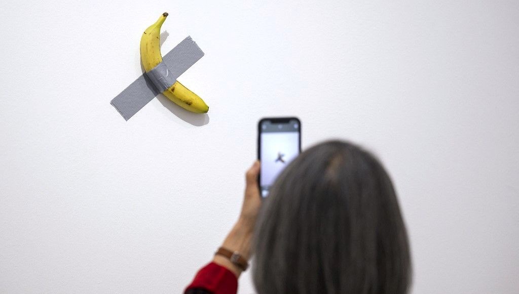 Sanat eseri muzu yine yediler