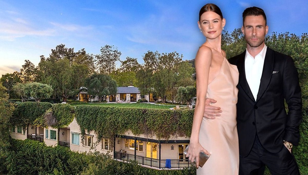 Behati Prinsloo ve Adam Levine çiftinin evi yaklaşık 60 milyon dolara satışta