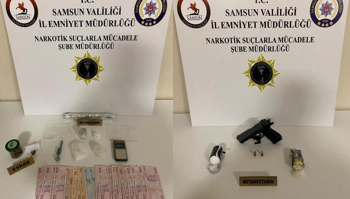 Samsun'da narkotik uygulamasında 27 kişi yakalandı