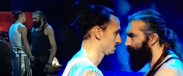 Ibrahimovic bu kez ringe çıktı | NTV