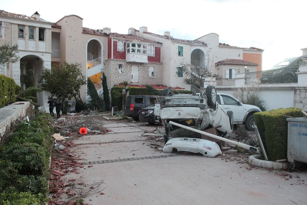 İzmir'de hortum felaketinin boyutları gün ağarınca ortaya çıktı - 19