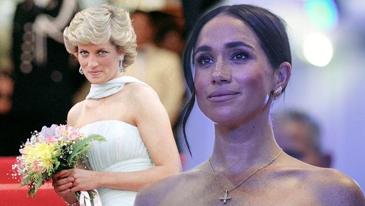 Meghan Markle, Prenses Diana'nın kolyesini taktı