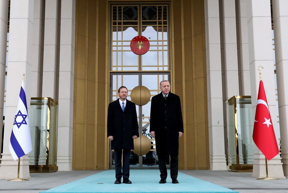 Cumhurbaşkanı Erdoğan ve İsrail Cumhurbaşkanı Herzog, Ankara'da bir araya geldi - 6