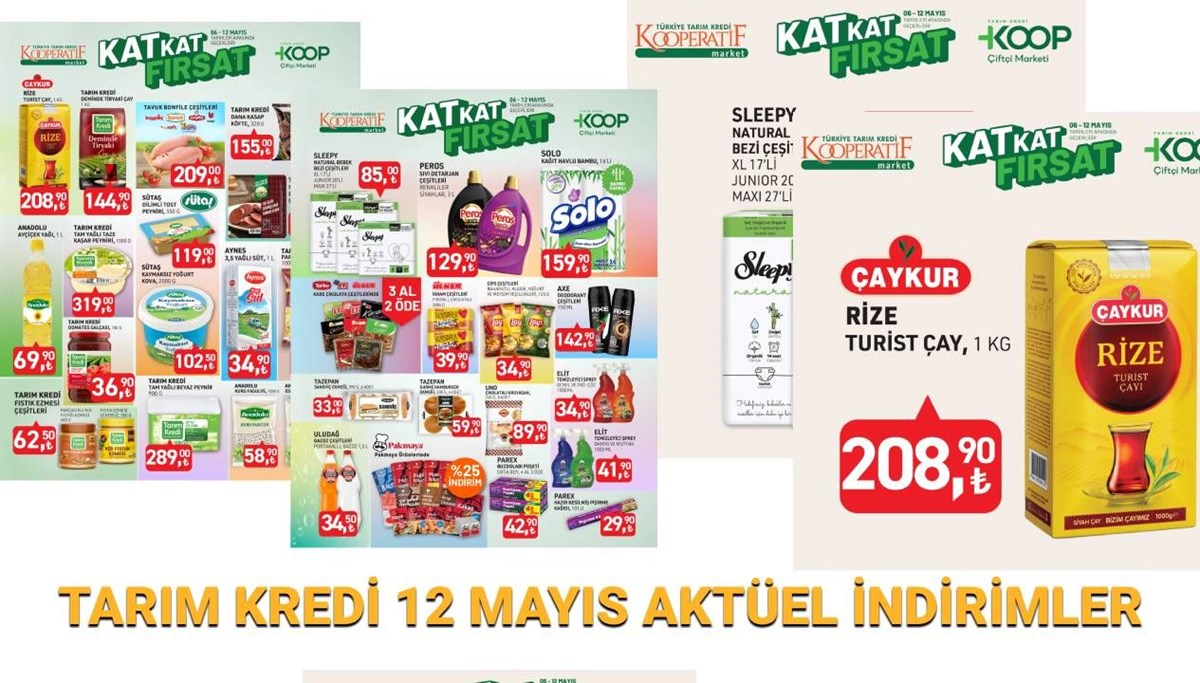 Tarım Kredi market 9-12 Mayıs indirim listesi: Süt ürünleri, temizlik malzemeleri,yağ çeşitleri geliyor