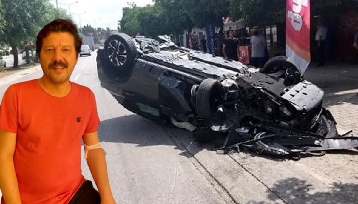 Otomobili takla atan oyuncu İlker Aksum'dan açıklama