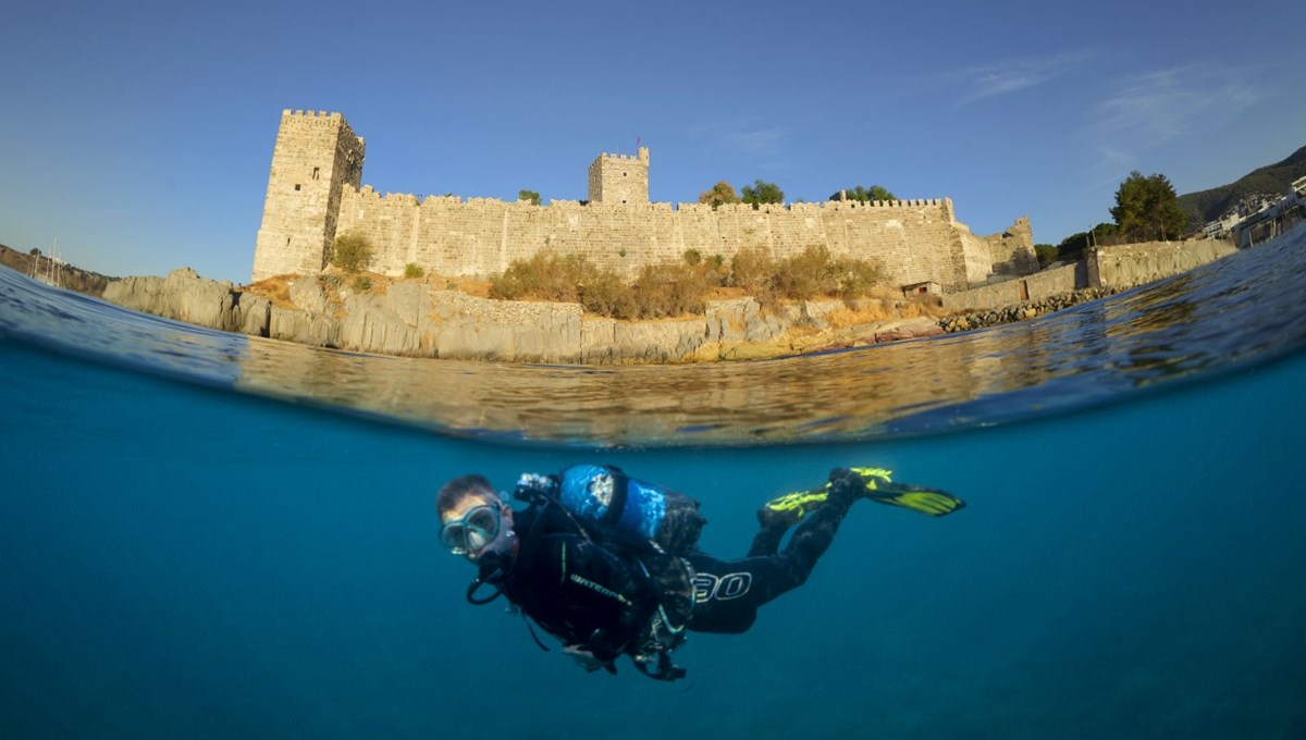 Bodrum’un su altı zenginlikleri gün yüzüne çıkartılıyor