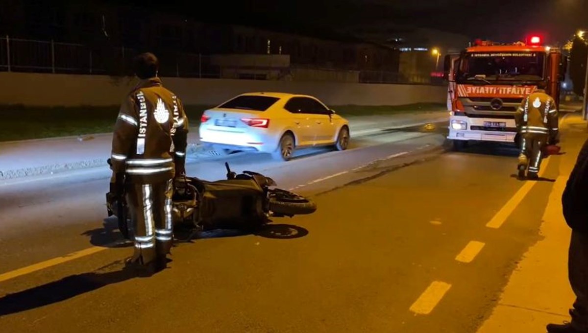 Beykoz'da elektrik panosuna çarpan motosikletli hayatını kaybetti