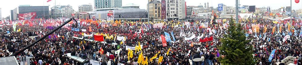 Taksim 1 Mayıs'ta çiçek açtı - 1