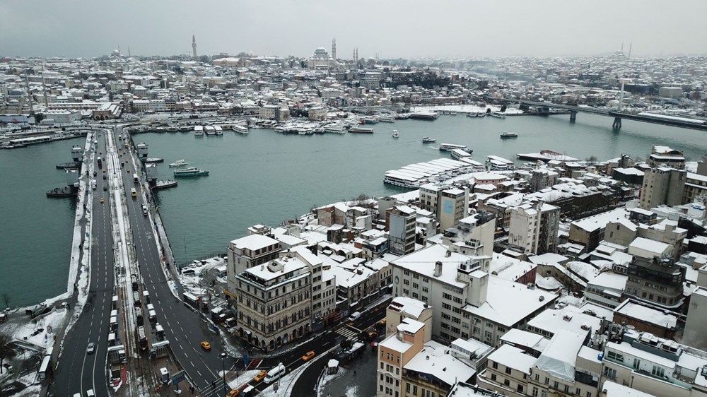 İstanbul'dan kartpostallık kar manzaraları - 31