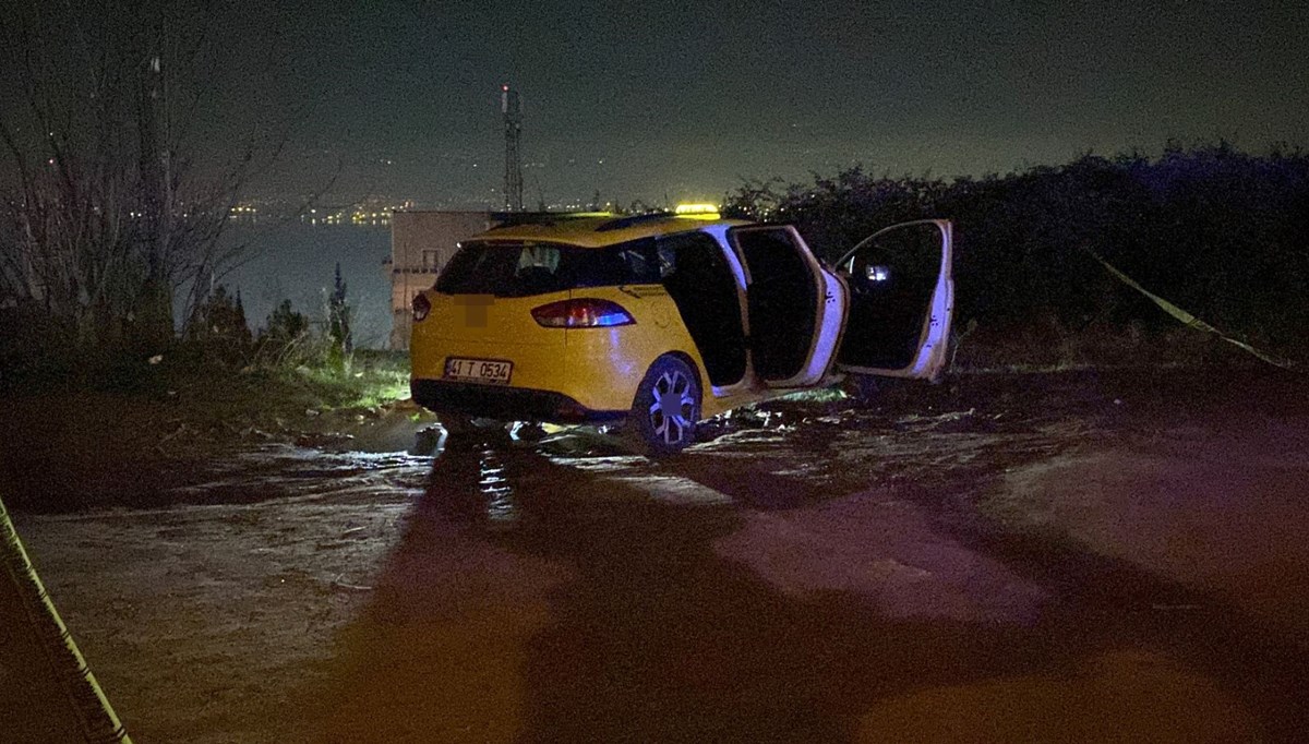 Kocaeli'de taksici cinayeti: Boğazı kesilmiş halde bulundu