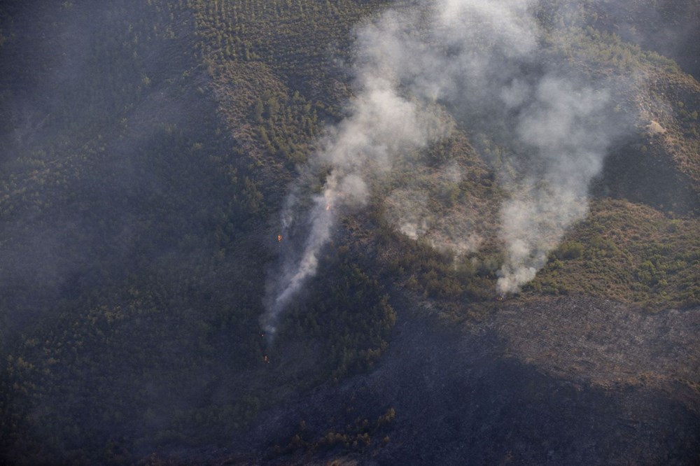 Marmaris'te orman yangını: Büyük ölçüde kontrol altına alındı - 5
