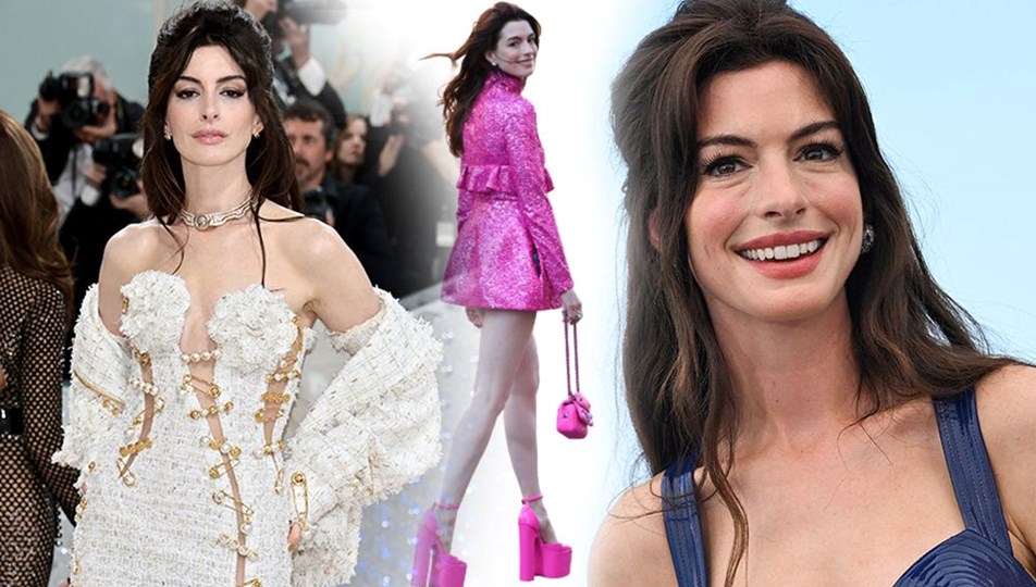 Oscar'lı oyuncu Anne Hathaway stili söz konusu olduğunda onlardan ilham alıyor