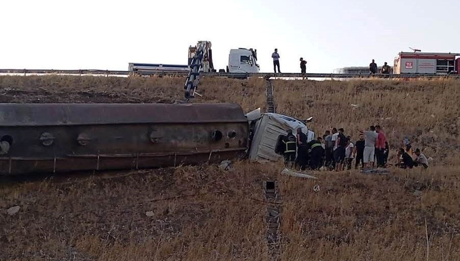 TAG Otoyolu'nda kaza