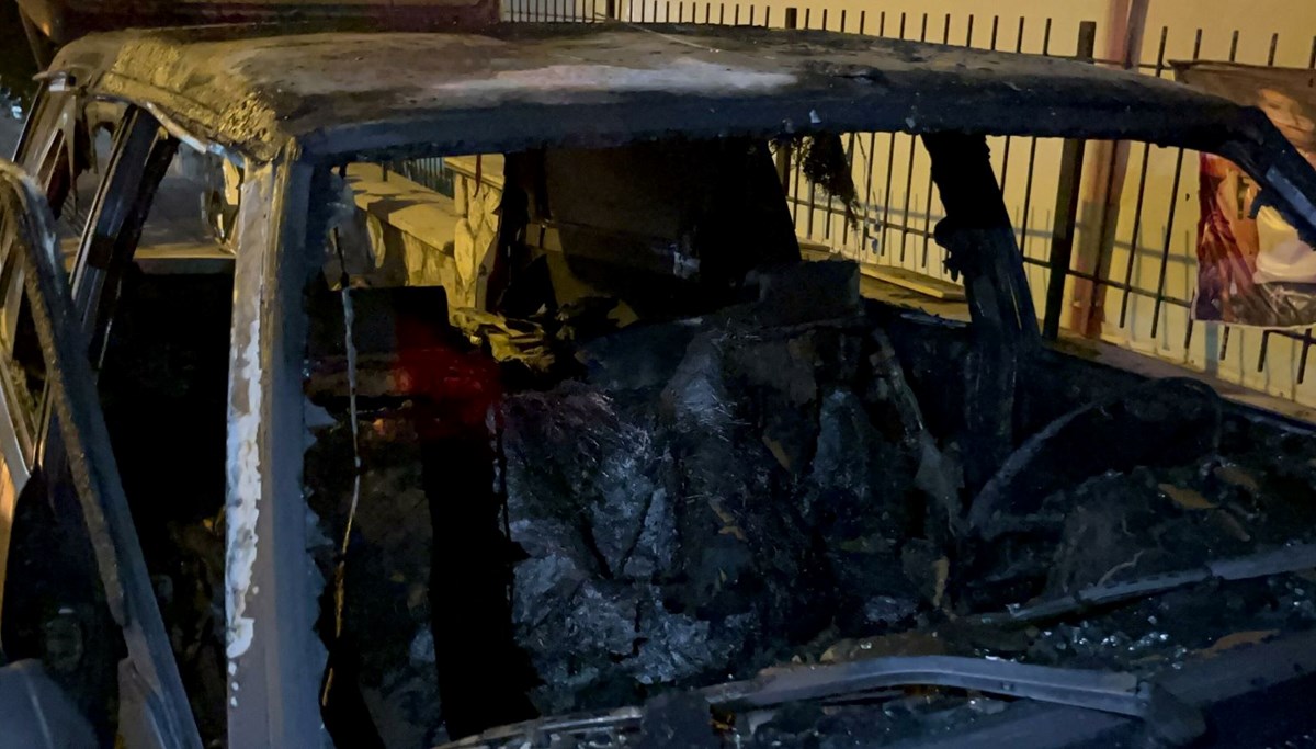 Otomobili kundaklandı, terk ettiği eşini suçladı